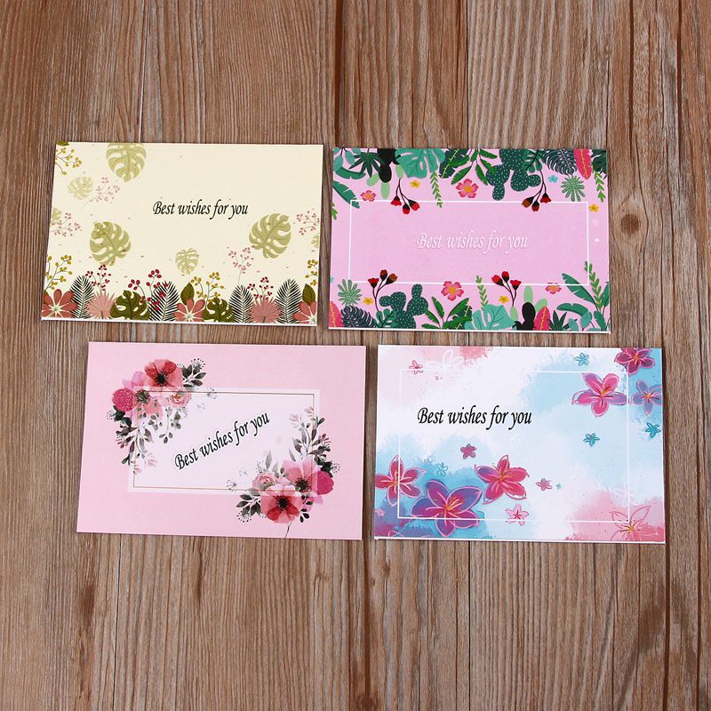 【小贺卡】创意贺卡清新生日祝福卡学生感恩友情卡片鲜花礼卡