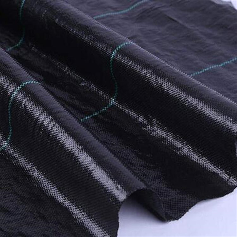 厂家直供防风化防草布 90克园林果园种植黑色除草布 pe遮草布