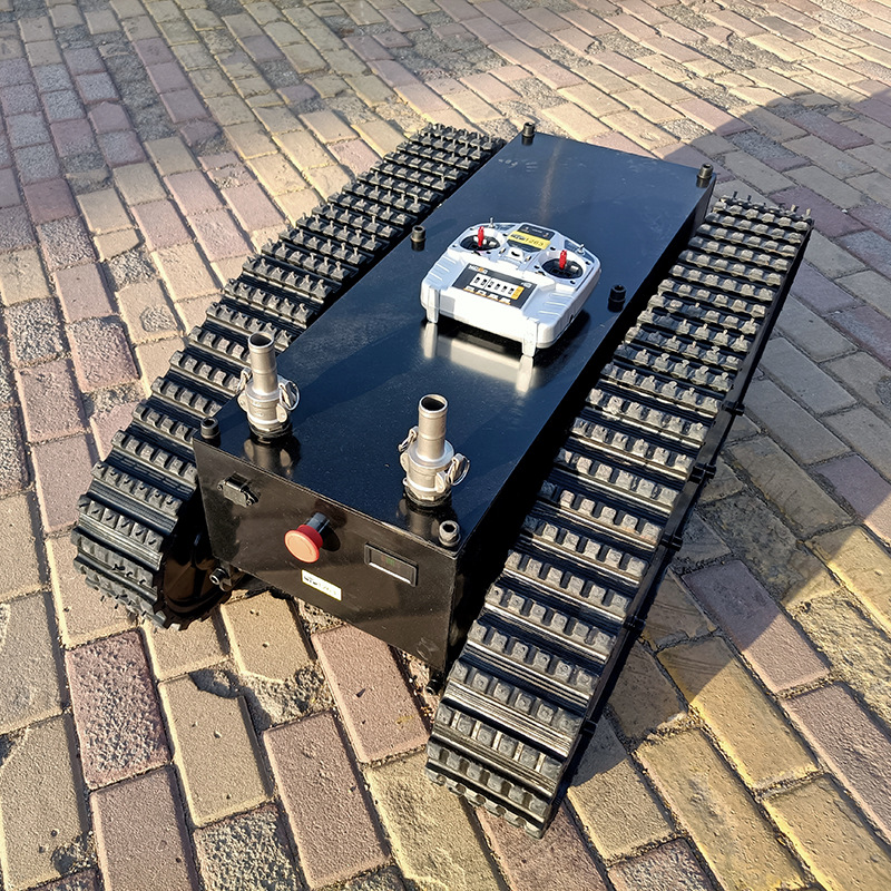 厂家定制电动履带底盘 行走机器人履带 小型遥控履带底盘