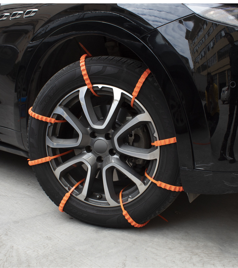 现货代发 车用防滑链接 泥地雪地防滑扎带 汽车应急轮胎防滑