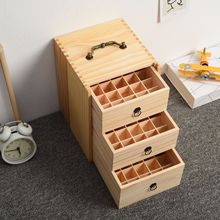 厂家现货供应木盒木质精油盒三层精油带精油包装木盒定 制