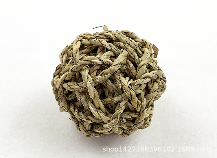 草绳球鹦鹉用品麻绳球玩具球棉绳编织球猫鸟兔子豚鼠龙猫耐咬球