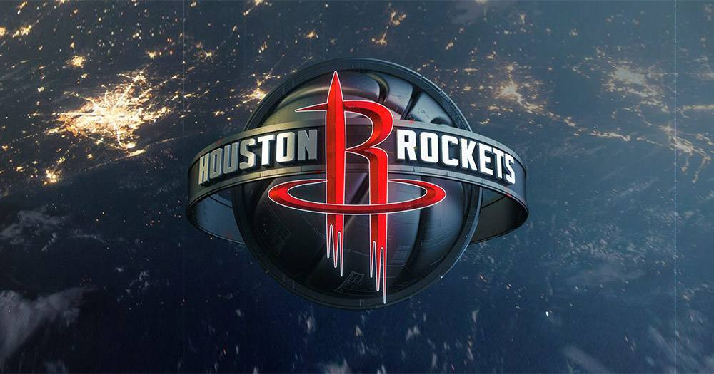 休斯顿火箭队logo项链nba篮球明星周边钛钢吊坠男女百搭毛衣链子