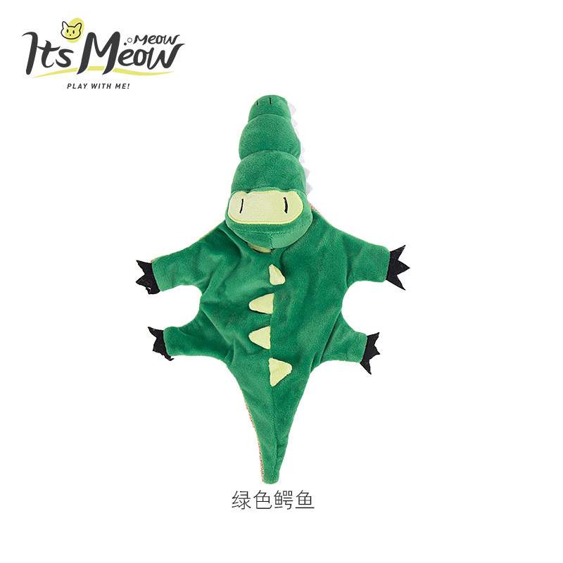 Pet Supplies Cat Toy in Stock Wholesale Containing Mint Scratch-Resistant Self-Hi Artifact Crocodile Elephant Ringing Paper Toy