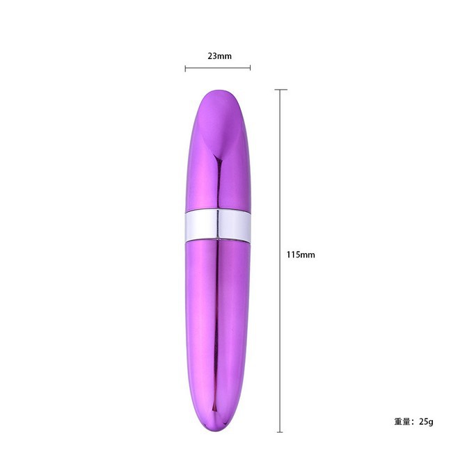 Rechargeable Lipstick Vibrator Fashion Lipstick Vibrating Spear Mini Compact Adult Sex Product Wholesale