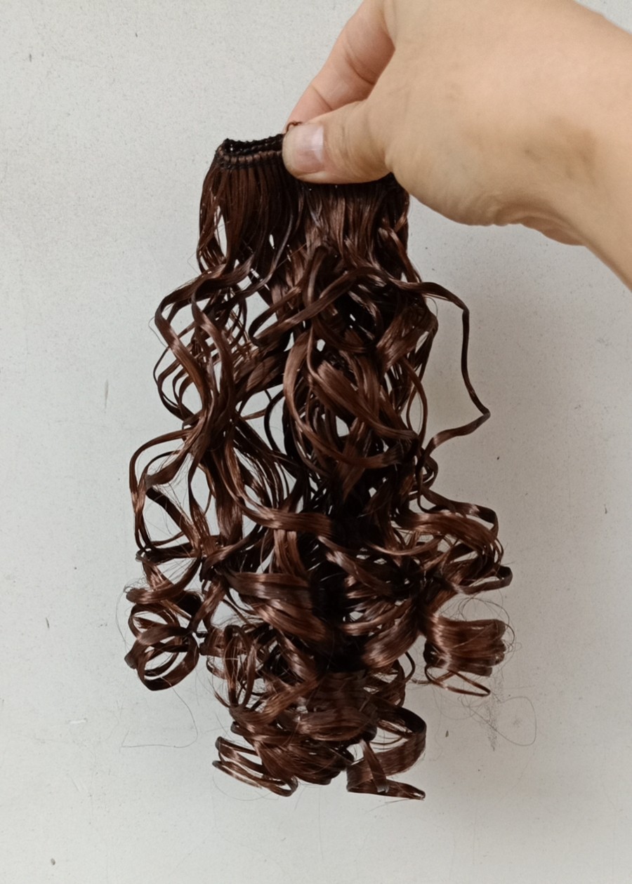 饰品帽子配件手工卷发条 高温丝柔软假发帘子 发量多不掉毛