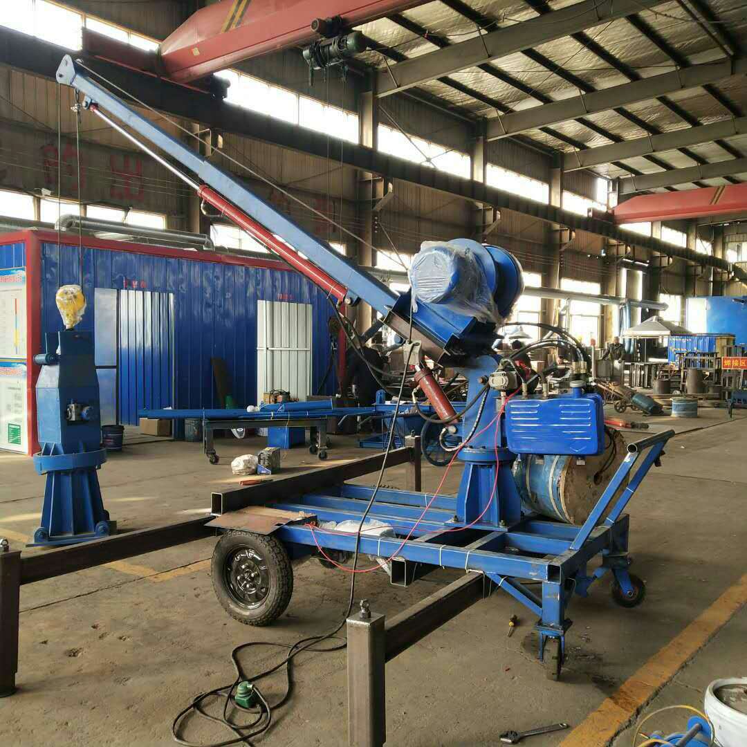 小吊机厂家 带轮子小型起重机 简易移动液压小吊车 加工定制