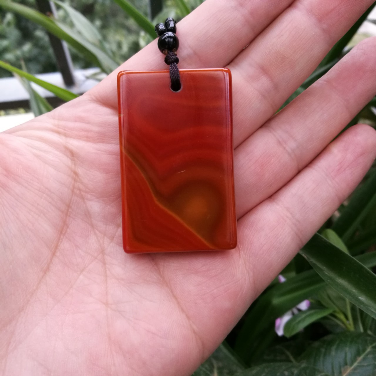 厂家直销战国红玛瑙平安无事牌吊坠男女款平平安安挂件玉佩牌子