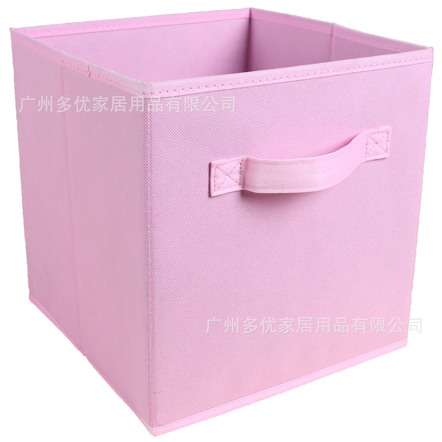 Non-Woven Fabric Storage Box Wholesale Portable Fabric Storage Box without Lid Household Clothes Toy Finishing Box Amazon