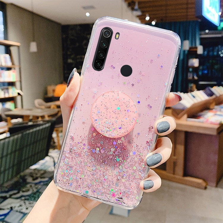 小米红米note8手机壳全包防摔保护套redmi note8流沙硅胶透明软壳