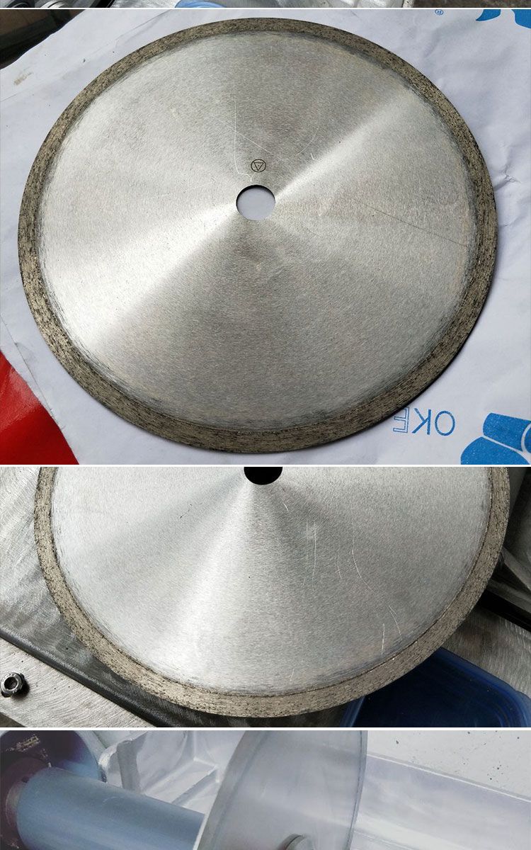 宝玉石机械切割机切片翡翠玛瑙金刚石锯片12寸耐磨钻石无牙切割片