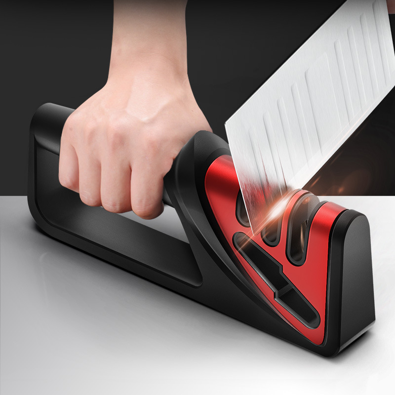 新款磨刀神器多功能磨刀器磨刀石家用四段磨菜刀磨剪刀厨房用品