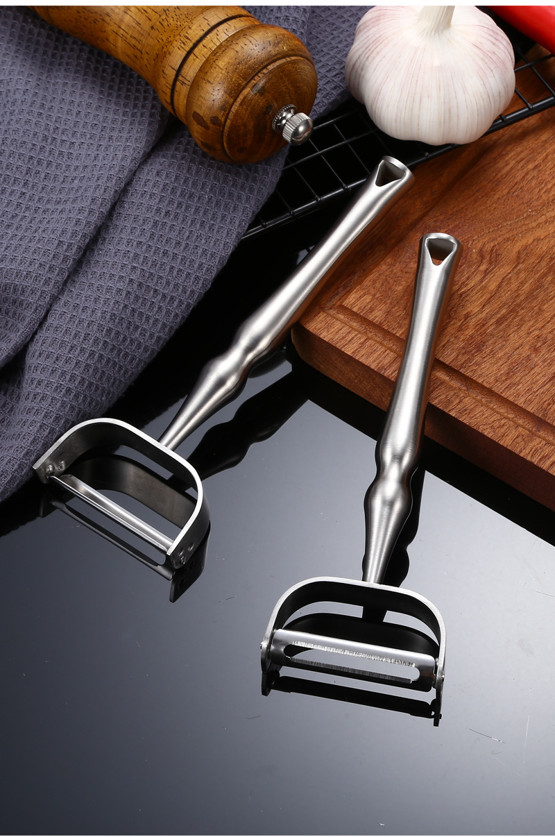 304不锈钢圆管瓜刨水果削皮器 苹果土豆刨皮去皮剥皮瓜刨刮皮刀