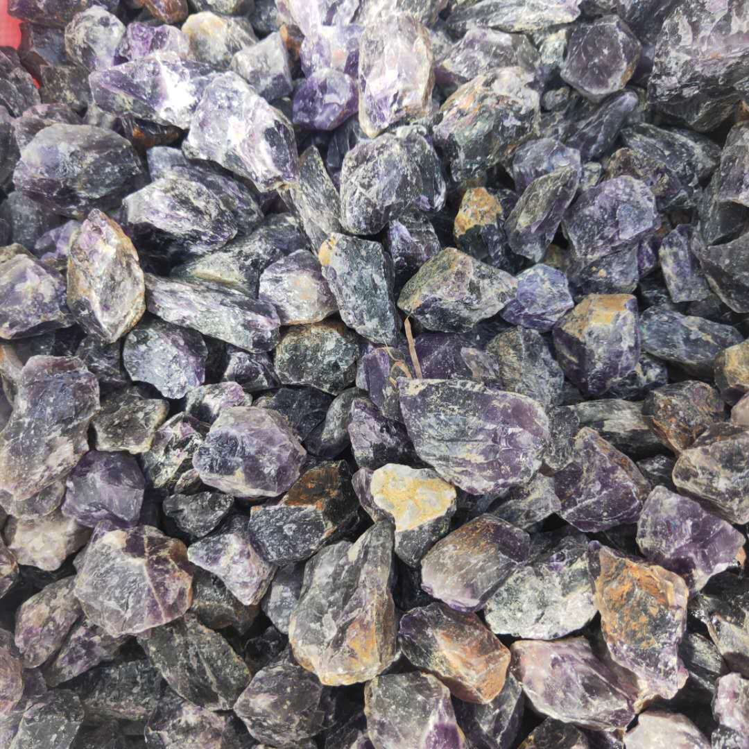 供应萤石原矿石 粉晶石芙蓉石 黑曜石 工艺雕刻原料 七彩萤石