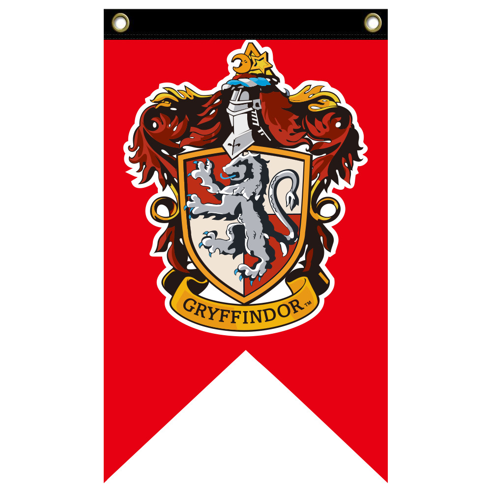 75*125cm电影周边主题装饰哈利波特旗帜四大魔法学院格兰芬多挂旗