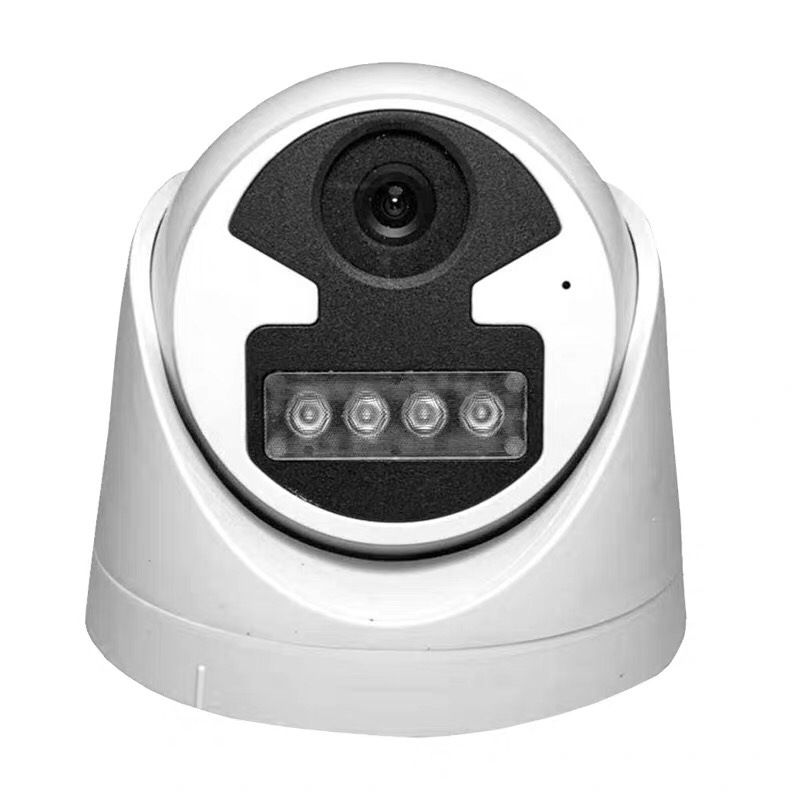 天视通高清400万黑光全彩夜视poe半球监控摄像头室内带音频摄像机