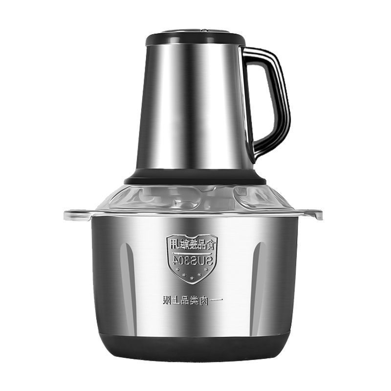 新飞,鼎盛品牌智能电动绞肉机 多功能双档4升料理机绞菜器绞馅机