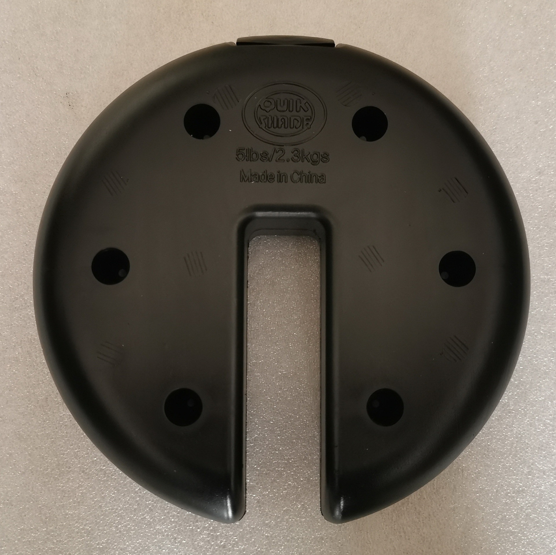 折叠篷专用吹塑水泥配重盘配重块加重块底座