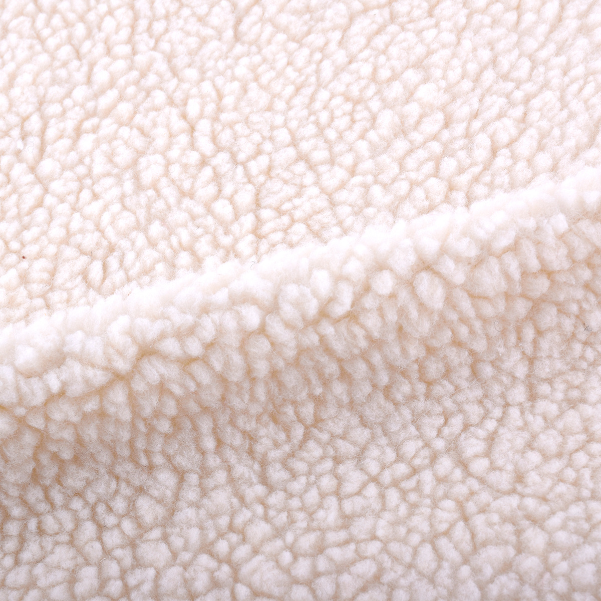 石狮现货爆款小颗粒可绣花加厚羊仔绒羊粒绒350克颗粒羊绒面料