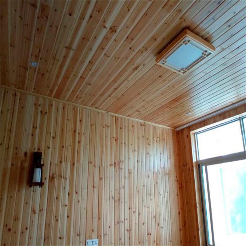 杉木吊顶板材展厅室内卫生间厨房装修材料大板实木吊顶批发厂家