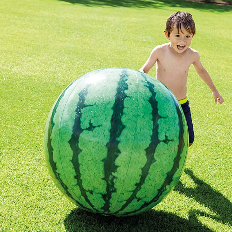 户外充气球环保pvc充气玩具球沙滩球充气西瓜充气球水果球可定制