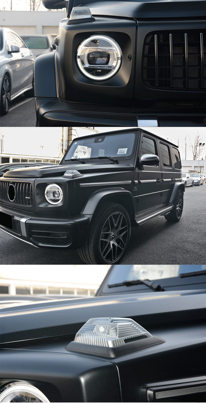 适用于12-18款奔驰g级w463老改新w464 g63前后杠中网汽车改装包围