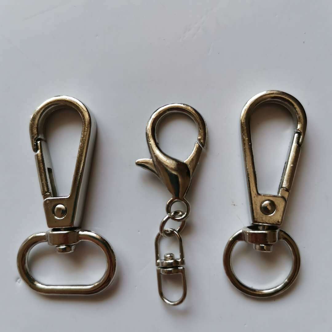 厂家直销 金属旋转钩扣 锌合金钩子 各种虾扣 服装箱包配件
