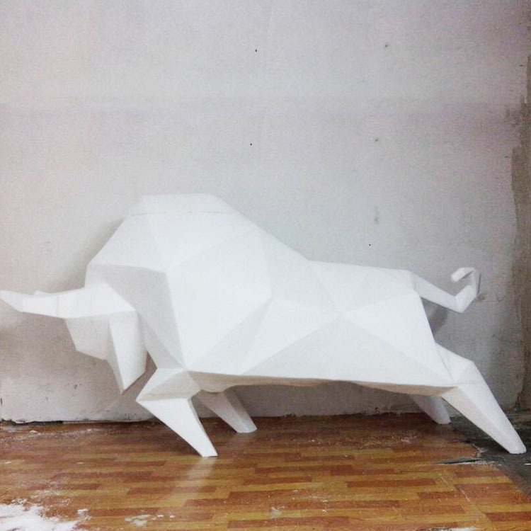 直销泡沫雕塑 泡沫雕塑牛 玻璃钢拓荒牛 揭幕活动彩绘影视道具