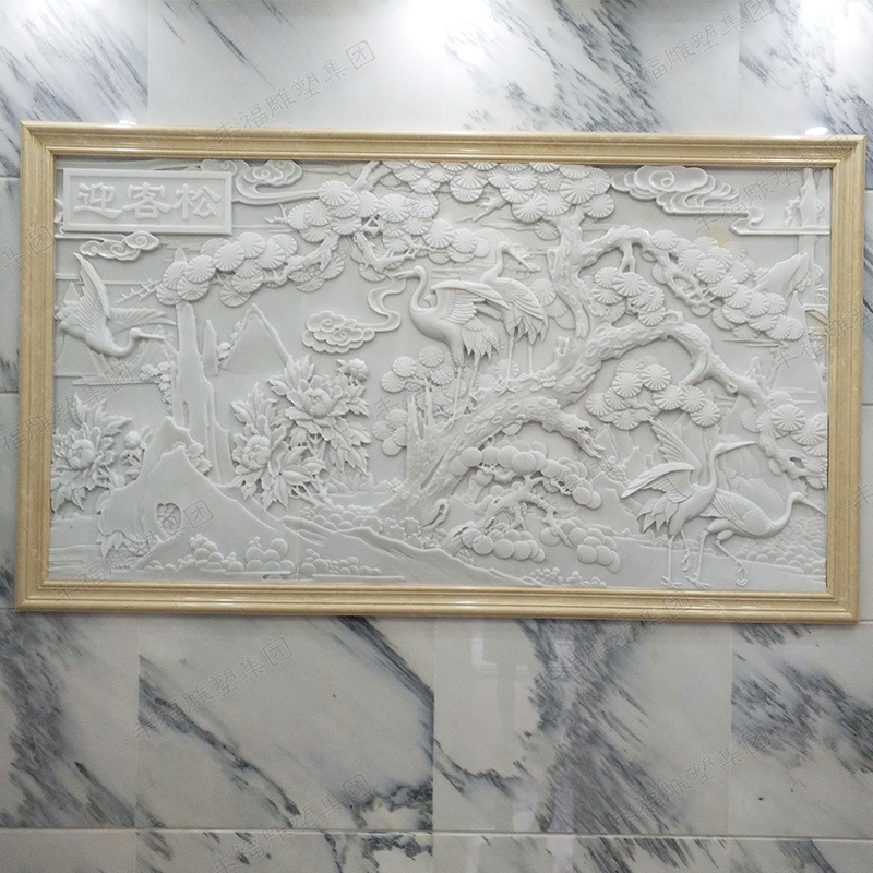 汉白玉浮雕 大理石人物雕塑 石材壁画墙 大型广场摆件 991