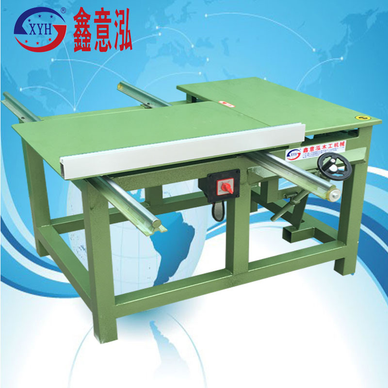 木工简易推台锯平板推台锯木工锯床台锯小型裁板锯精密锯子母锯床