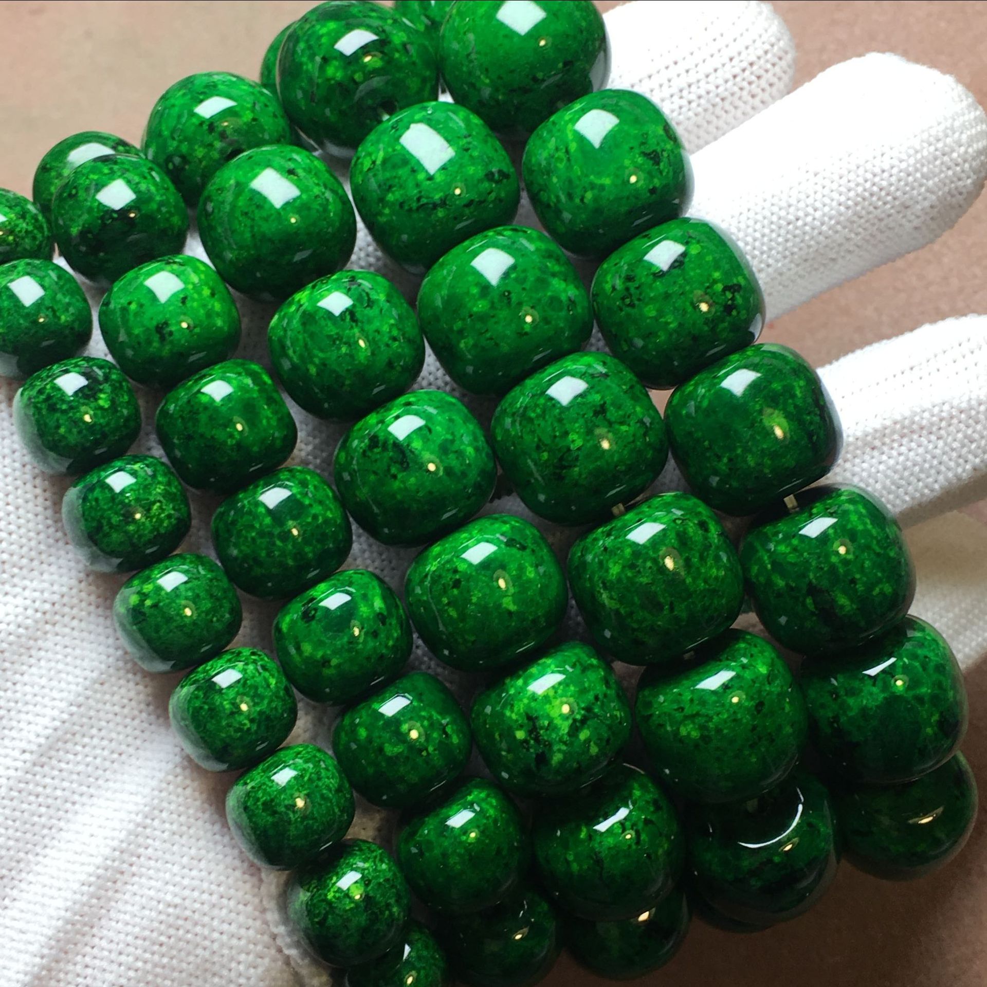 高仿虬角手串圆珠骨角牙文玩