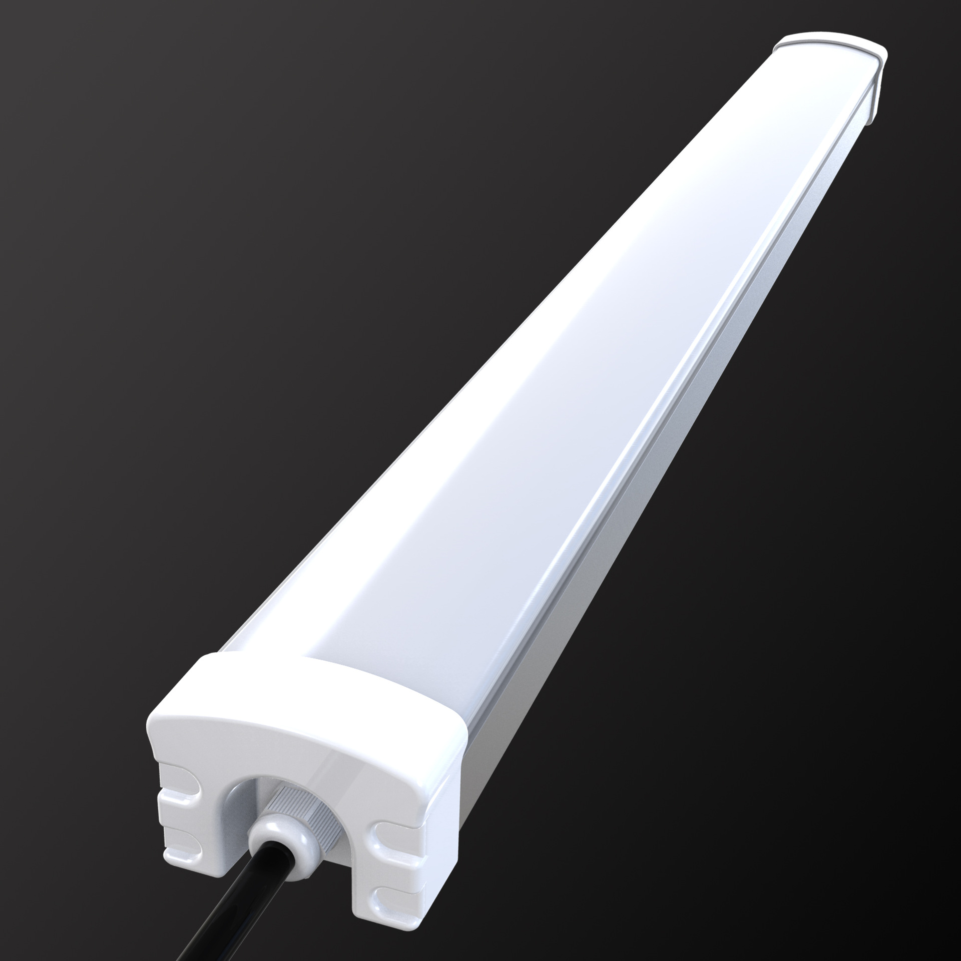 5500lm 暖白 led铝壳 三防灯