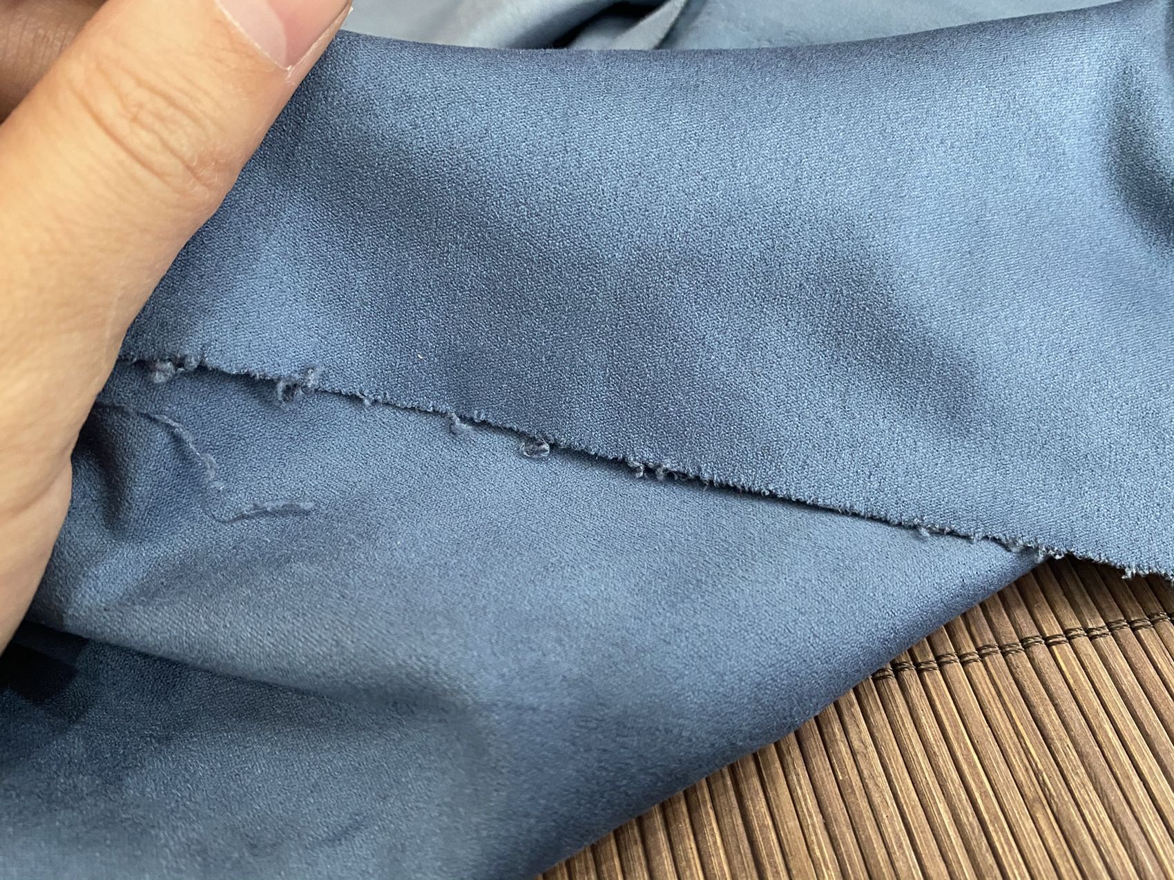 双面四面弹 300gsm 143cm绒面超纤仿羊绒 女装服装麂皮绒面料