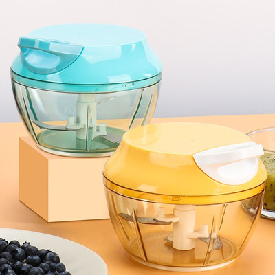 新手动打搅碎工具宝宝神器多功能器切菜水果辅食碎冰机绞蒜家用粉