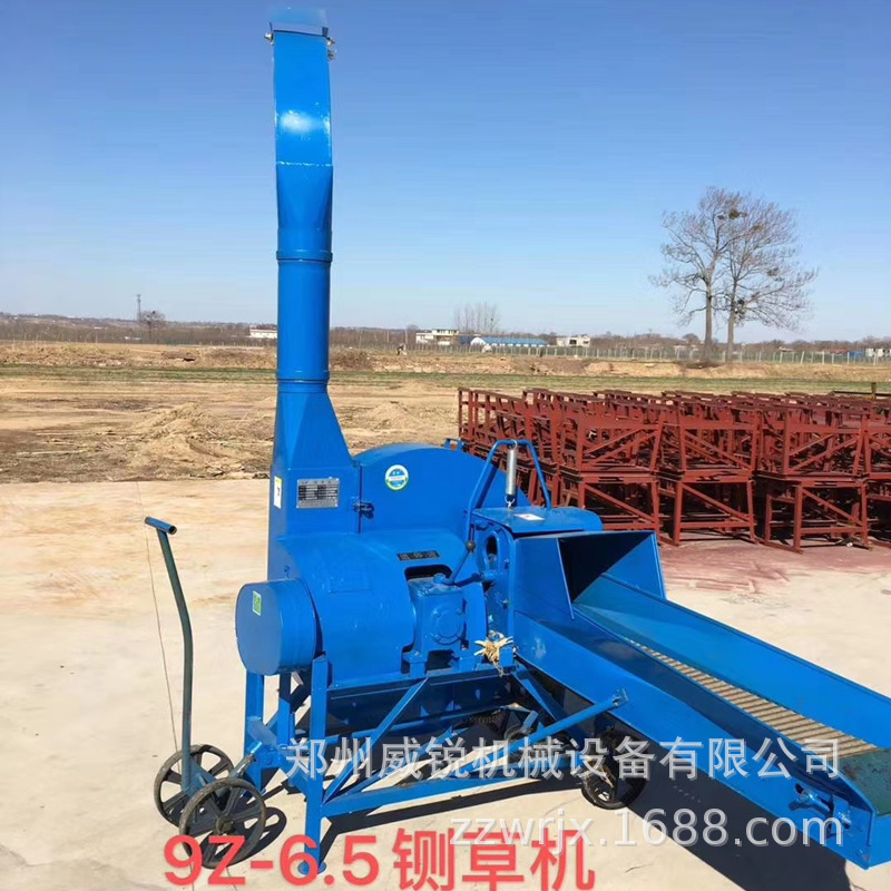 自动进料家用铡草机 发货快 多用途牧草铡草机 玉米秸秆碎草机