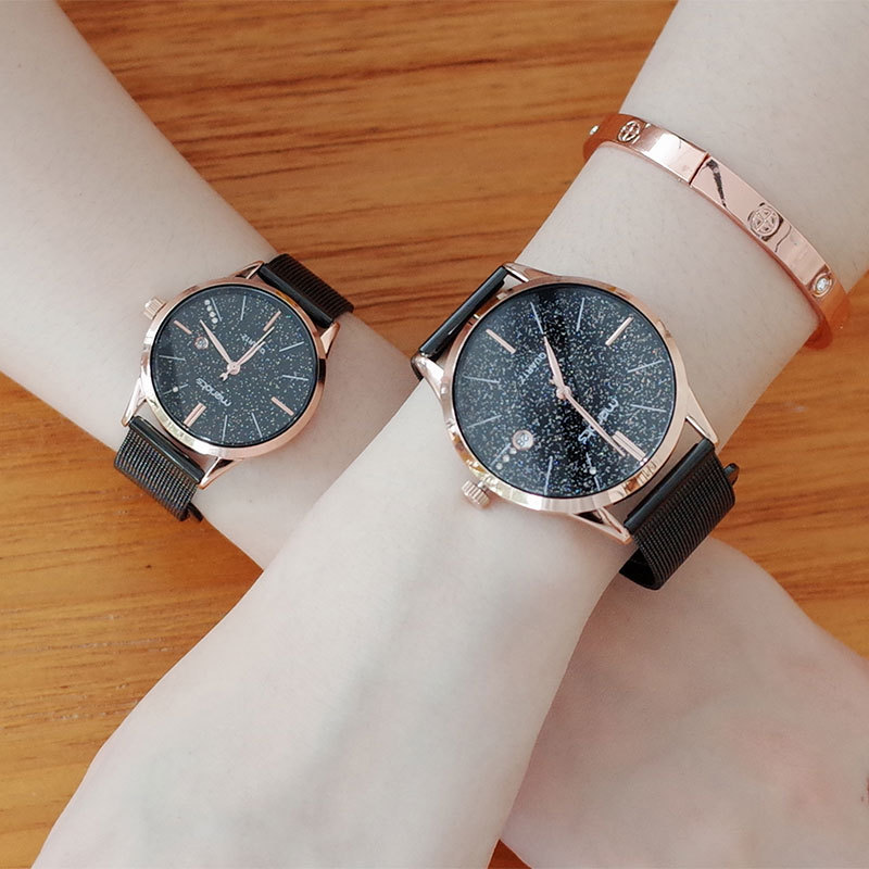 七夕1314情侣手表情侣款一对男女石英表星空品牌日历双历学生潮流