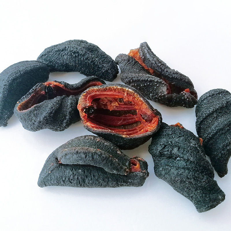 加拿大海参皮淡干冰岛红极参俄罗斯淡干海参皮约35头250g批发