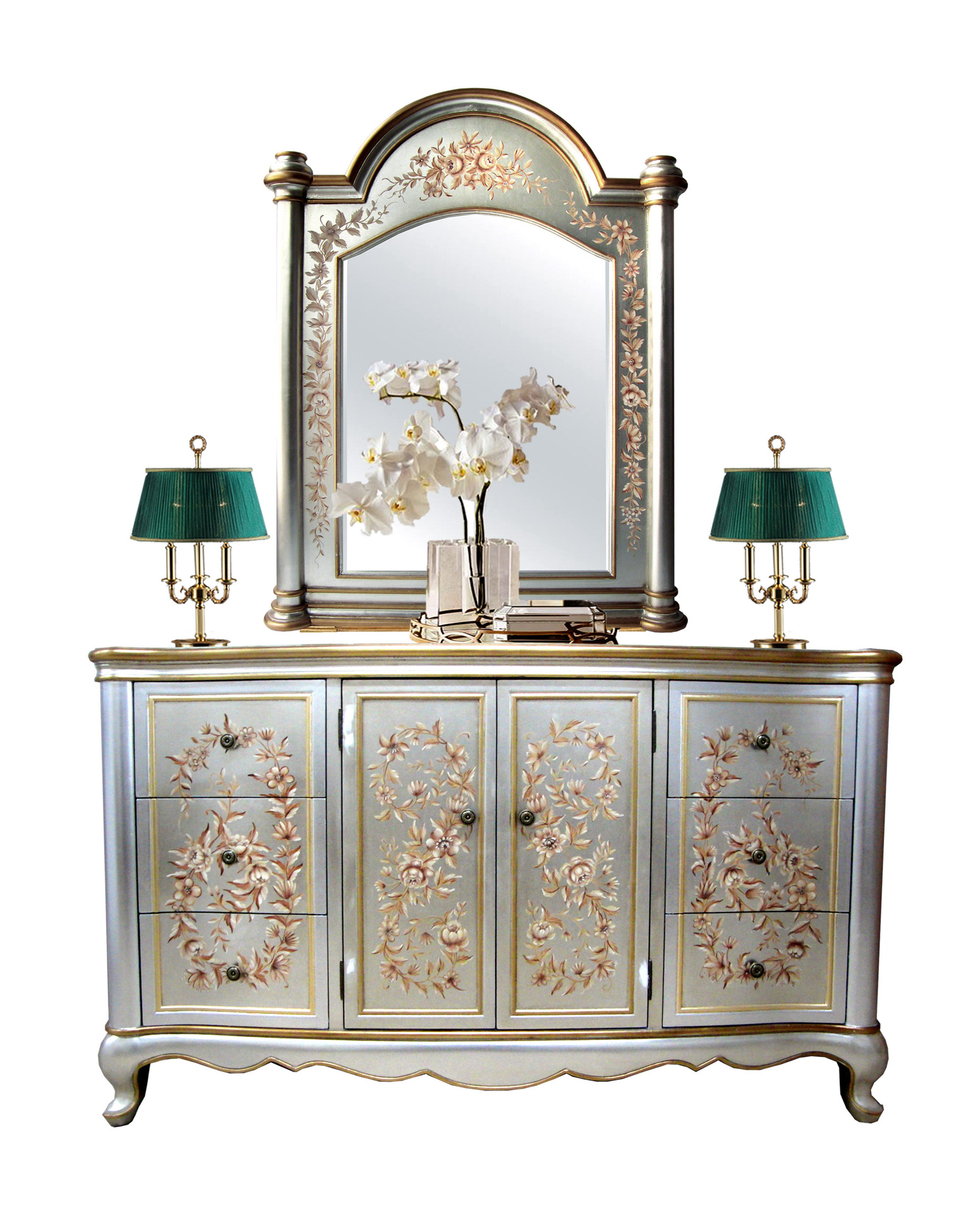 法式玄关柜客厅酒店大堂别墅大厅玄关柜