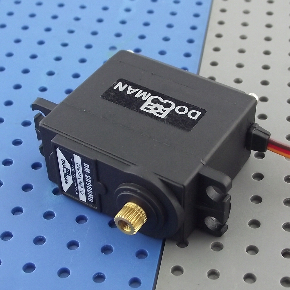 dm-s0906md金属齿9kg数码舵机360度连续旋转数字电路机器人舵机