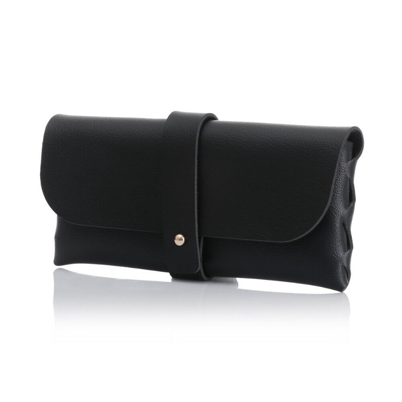 时尚精美眼镜收纳盒 ins韩版pu皮革眼镜盒 个性太阳镜收纳盒