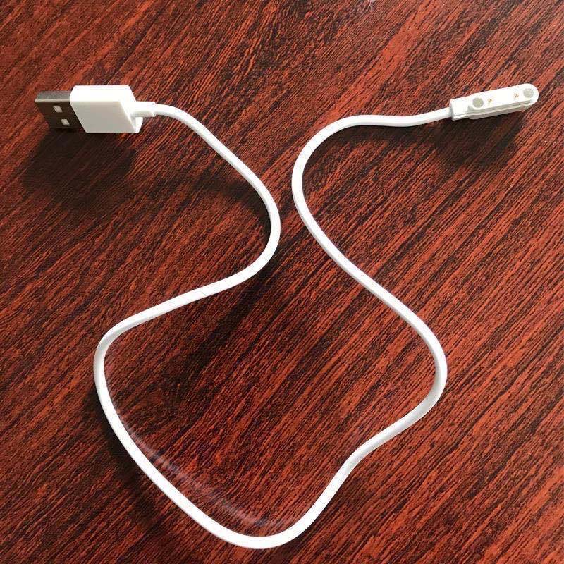 智天使充电线 电话手表磁吸爱天使充电线通用2触点两针间距7.62mm