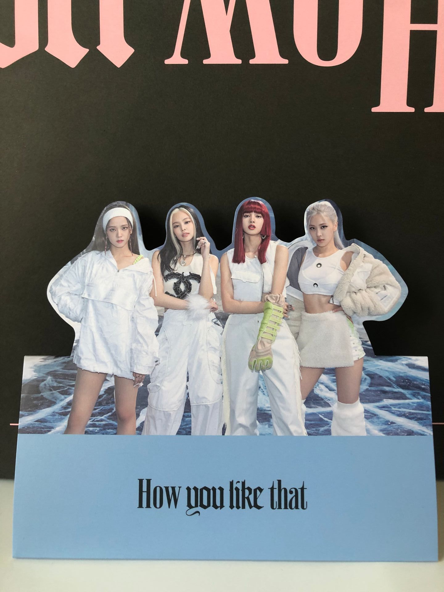 blackpink 粉墨 官方同款 周边 how you like that 特典立牌