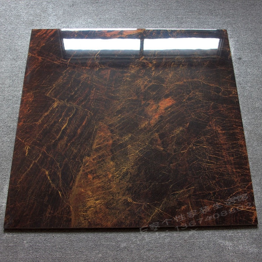 火凤凰瓷砖800x800客厅卧室地砖深色大理石抛釉砖背景墙砖地板砖