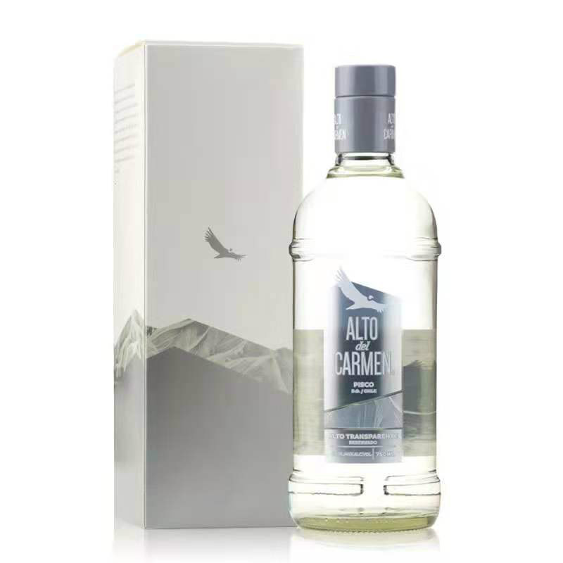 智利卡曼之巅银瓶皮斯科白兰地altodelcarmenpisco进口洋酒