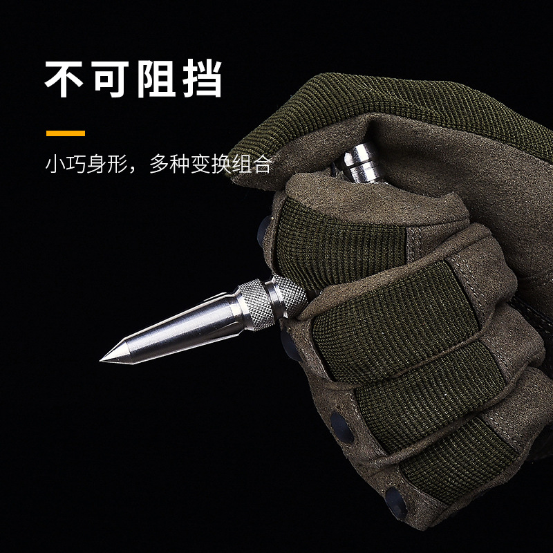 战术笔自卫防身暗器男士武器装备实心不锈钢出差旅行防身防护用品