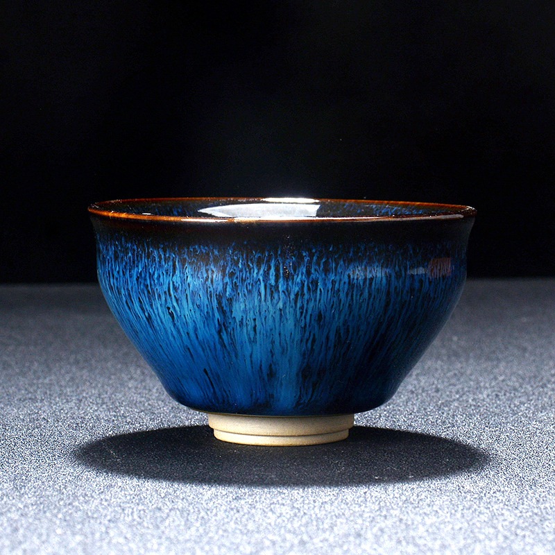 陶瓷窑变钧瓷主人杯单杯手工建盏茶杯茶碗商务开业活动礼品定logo