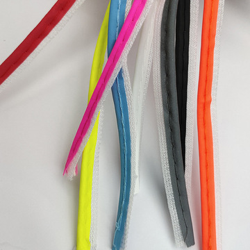 现货高亮 彩色反光子母带 服装安全反光包边条织带 嵌条滚边绳1cm
