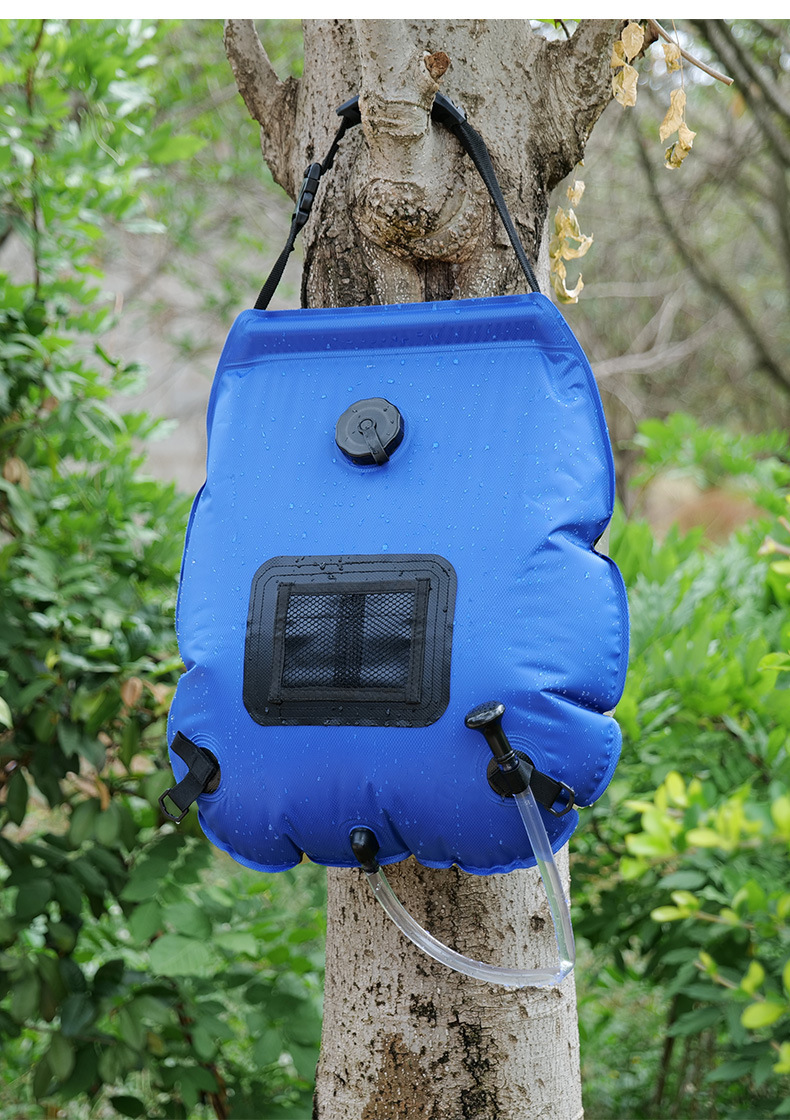 户外自驾游野营太阳能沐浴袋洗澡晒水包储水袋淋浴袋20l