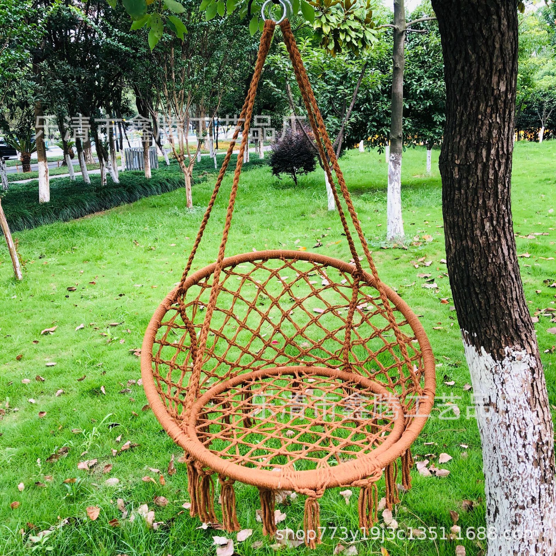 INS Nordic Style Leisure Glider Iron Tube Photography Artistic Rocking Chair Outdoor Indoor Outdoor Hanging Chair Glider