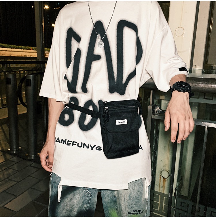 Small Shoulder Bag Men's Fashion Brand Japanese Leisure Boys Shoulder Bag Mini Small Bag Women's Mobile Phone Bag Men's Messenger Bag